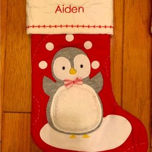 NWT Pottery Barn “ Aiden”’Stocking
